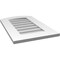 Ekena Millwork Arch Top Surface Mount PVC Gable Vent: Functional, w/ 3-1/2"W x 1"P Standard Frame, 16"W x 26"H GVPAR16X2601SF - alternate 2